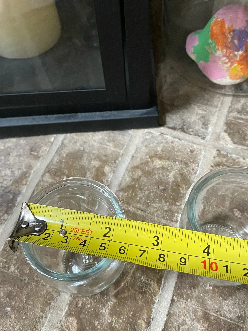 Small Glass Vase Trio Bud Cases Clear Glass 3 Pack